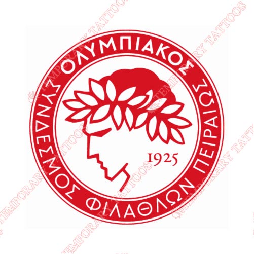 Olympiakos Customize Temporary Tattoos Stickers NO.8422